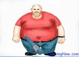fat people happier than